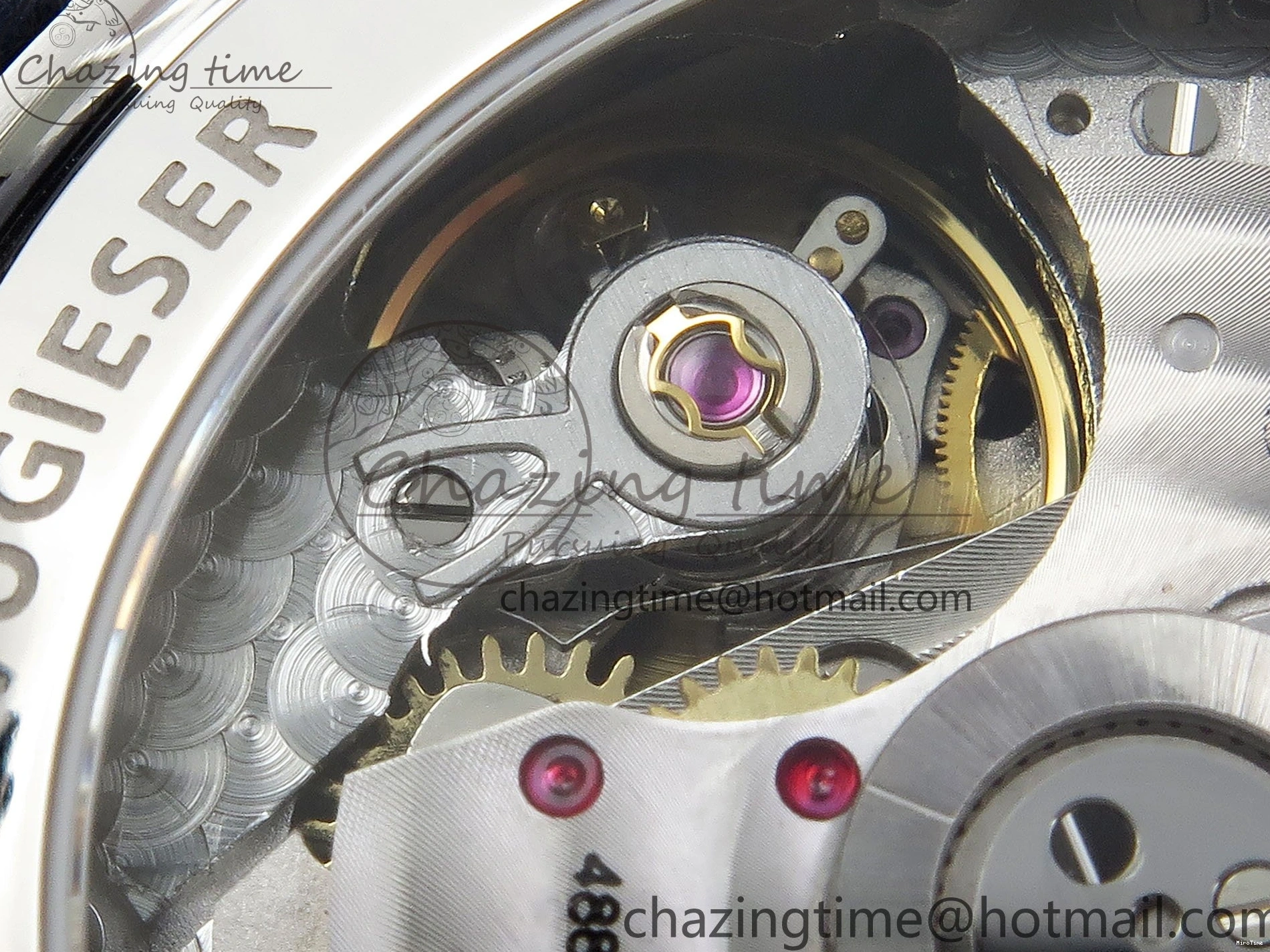 MIROTIME 0212 Portuguese Chrono IW3716 Z+F 1:1 Best Edition White Dial on Gray Rubber Strap A WrinkleFree 7014